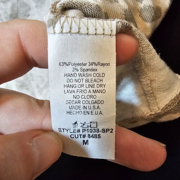 Pink Lily Women's Leopard Print Cardigan Open Front Dolman Super Soft USA M - Picture 6 of 7